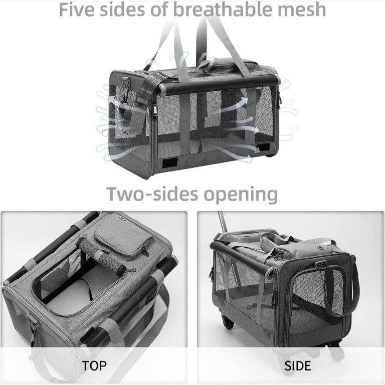 AirlineApproved Rolling Cat Carrier