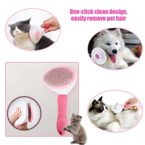 Cat Deshedding Grooming Brush