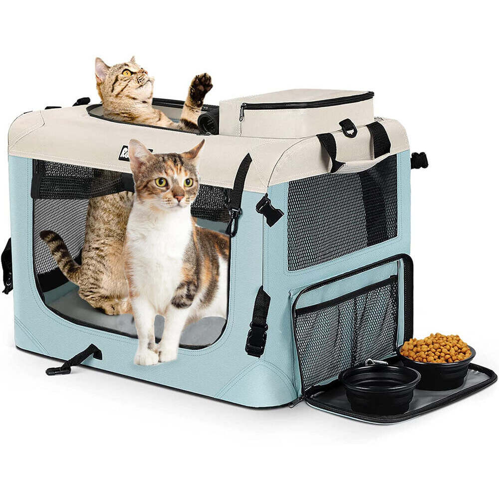Hassle-Free Vet Visit Large Cat Carrier –
