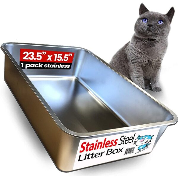 Stainless steel store litter scoop