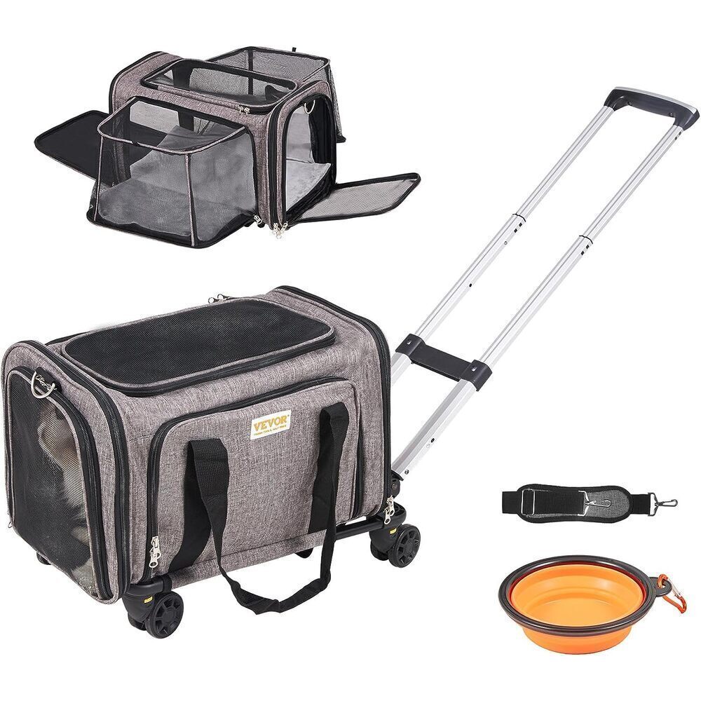 Expandable Rolling Cat Carrier – CatPrestige.com