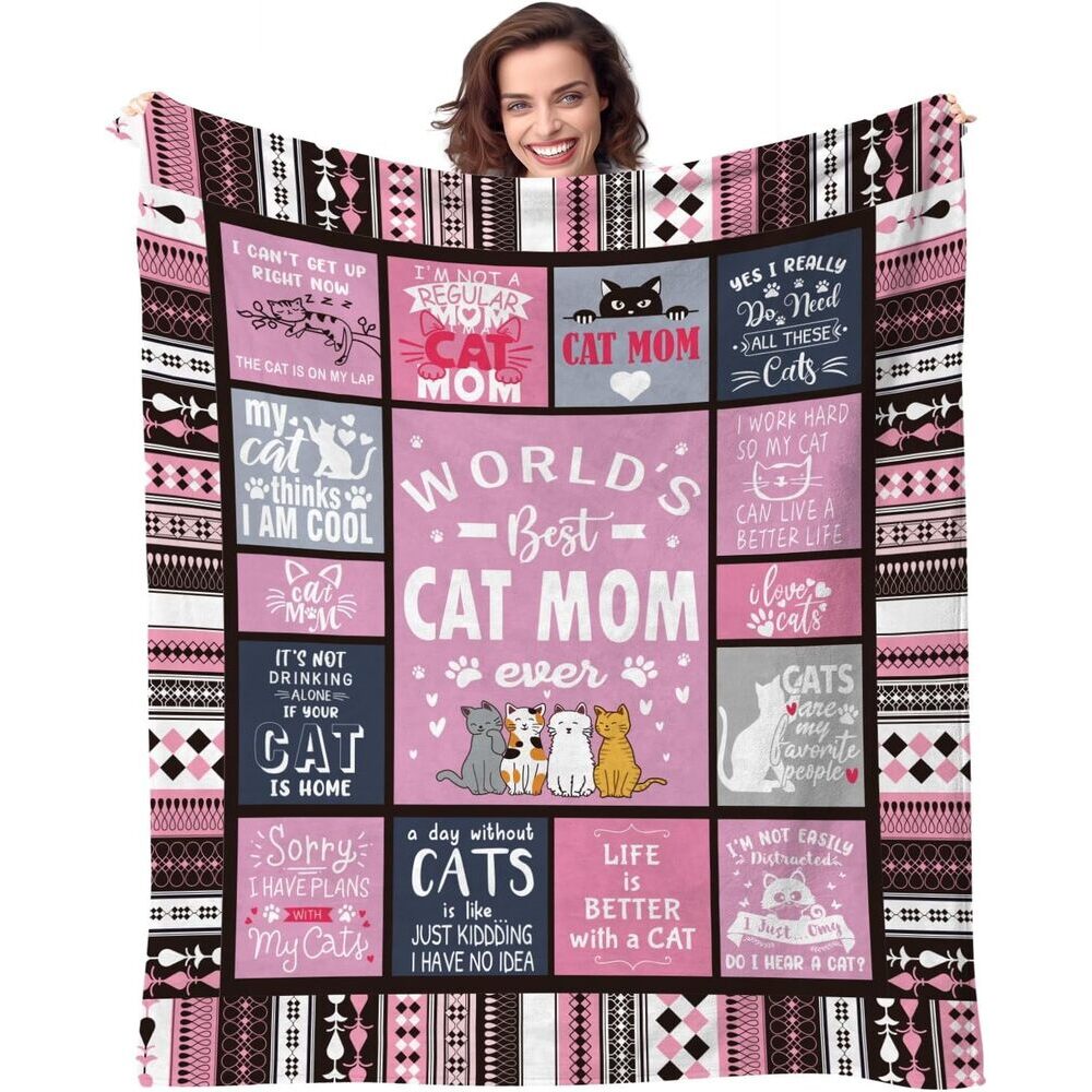 Cat discount quilt throw